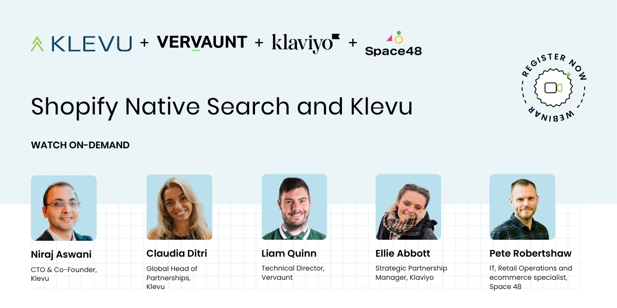 Native Search vs Klevu Shopify Edition